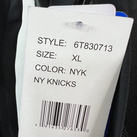 Touch Alyssa Milano New York Knicks Basketball Jersey Black Mesh Gold Sz XL NEW - Picture 11 of 13